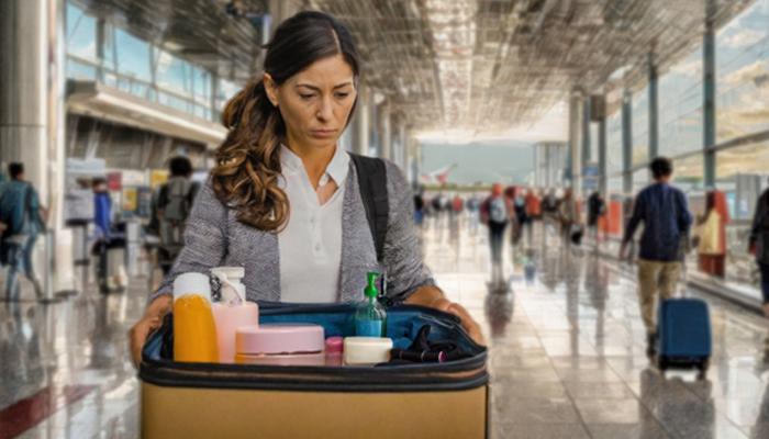 Como evitar vazamentos nos seus cosméticos durante a viagem?